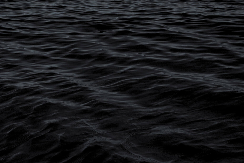 dark ocean waves