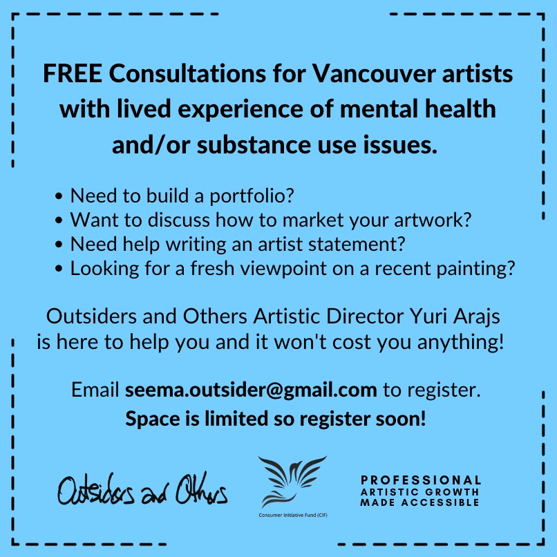 Free Consultations for Vancouver Artists